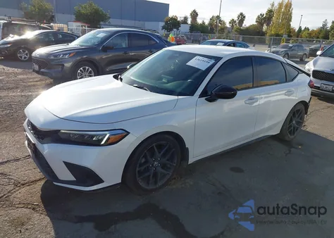 2023 Honda Civic Sport z USA, uszkodzony, nr VIN 19XFL2H85PE004697